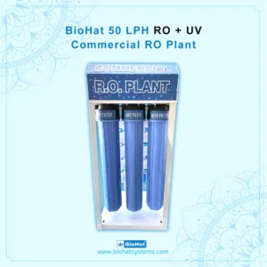 BioHat 50 LPH Commercial RO + UV Water Purifier | Best for Office, School, Restaurant, Cafe & Factory Purpose | 7 stage Purification | RO + Smart MTDS Purification | Commercial RO Filter