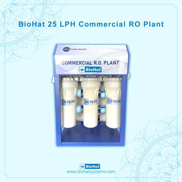 BioHat 25 LPH Commercial RO Plant