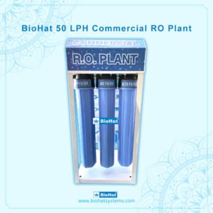 BioHat 50 LPH Commercial RO + PC Water Purifier | Best for Office, School, Restaurant, Cafe & Factory Purpose | 7 stage Purification | RO + Smart MTDS Purification + PC | Commercial RO Filter