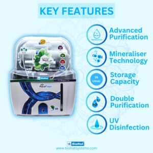 Aqua Swift Water Purifier with RO + UV + PC & TDS Controller | 16 Liter | Fully Automatic Function and Best For Home and Office