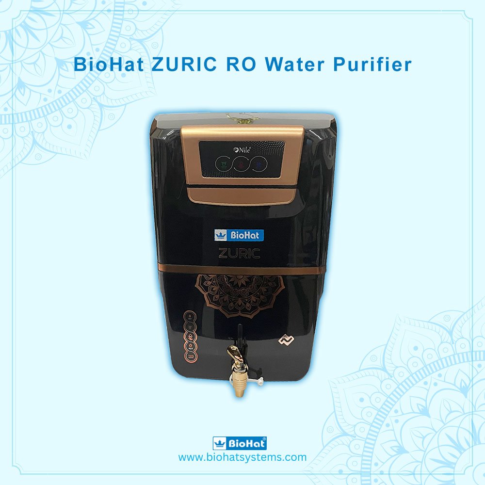 BioHat ZURIC RO Water Purifier-Black