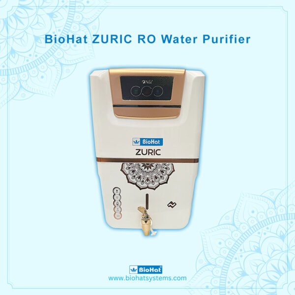 BioHat ZURIC RO Water Purifier-White