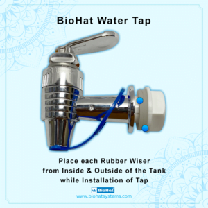 Silver Water Tap for Water Filters | Best Taps (Chrome Plated Silver) | Best for all Water Purifiers | BioHat Systems