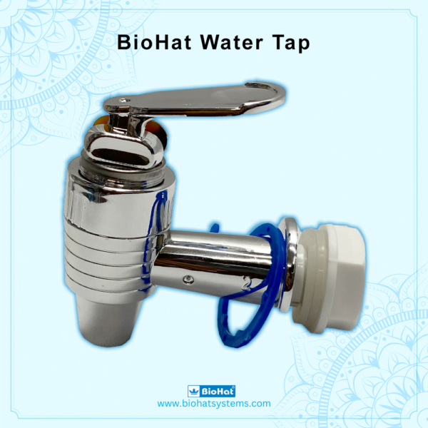 BioHat Silver Chrome Water Tap