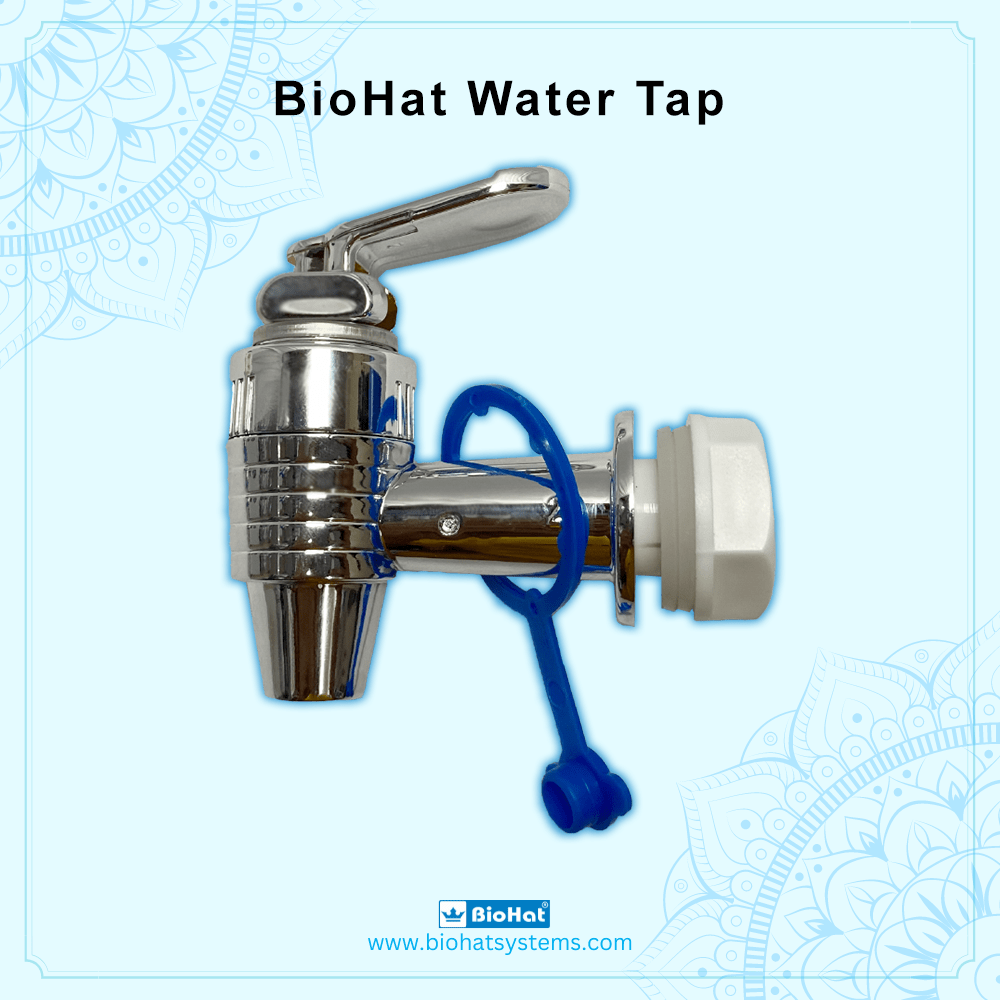 BioHat Silver Chrome Water Tap