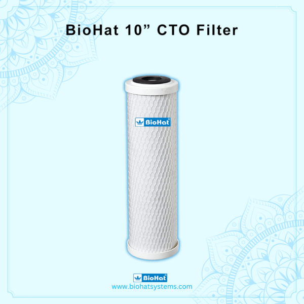 BioHat CTO 10 Inch Carbon Block Cartridge