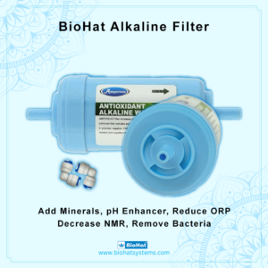 BioHat 4-Inch Alkaline Cartridge Filter to Increase pH level for all RO Water Purifiers (4 Inch Alkaline Cartridge)