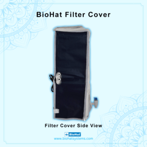 Best Cover for Standard Water Filters | BioHat Standard Size Body Cover for all Water Purifiers | Pack of 1 – Blue-Transparent Cover