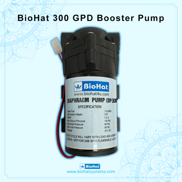 BioHat RO Booster Pump 300 GPD