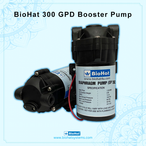 BioHat RO Booster Pump 300 GPD