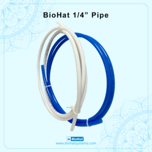 BioHat 1/4 Inch Blue Pipe