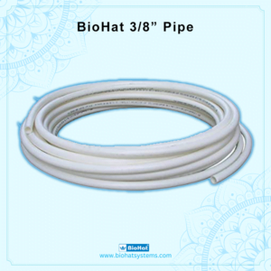 BioHat RO System 10 Meter 3/8″ RO Water Purifier Pipe/Tube (White) | Suitable For all Brands And all Types Of Water Purifiers