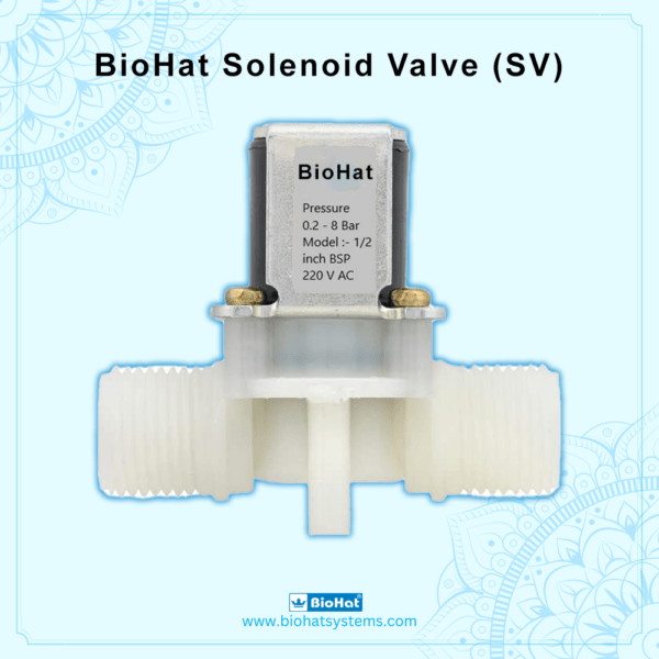 BioHat 25/50 LPH Solenoid Valve SV 24V DC