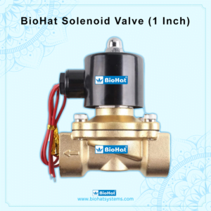 1 Inch Solenoid Valve Brass for RO Plants | BioHat Industrial Solenoid Valve (SV) 220V AC