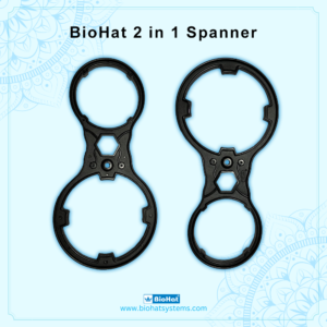 BioHat Water Purifier RO 2 in 1 RO Spanner/Wrench/Opener for Prefilter Housing and RO Membrane housing | Suitable for all RO Water Purifier | 1 Pcs RO Double Wrench Premium Quality Spanner | Suited for 10″ Pre Filter Housing & 12″ Membrane Housing
