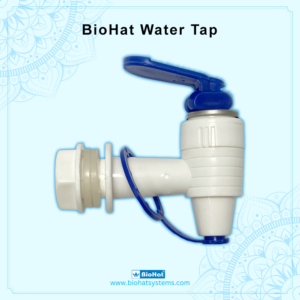 BioHat Tap for RO water purifier | Compatible with Kent/Dolphin/Swift/Aquafresh – All Types of Water Purifiers ( White )