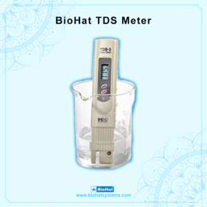 BioHat Imported TDS Meter | Total Dissolved Solids Meter | Water Quality Tester | PPM Tester For Household Drinking Water, Swimming Pools, Aquariums, Hydroponics and more | TDS (PPM) Tester, 0-9990 ppm, 1 ppm Resolution