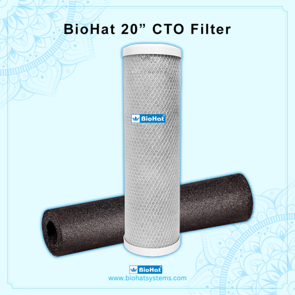 BioHat CTO 20 Inch Carbon Block Cartridge