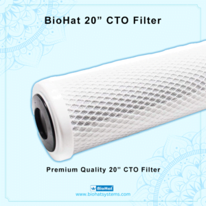 BioHat CTO 20 Inch Carbon Block Cartridge