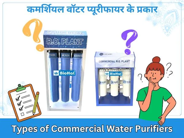 Types of Commercial Water Purifiers