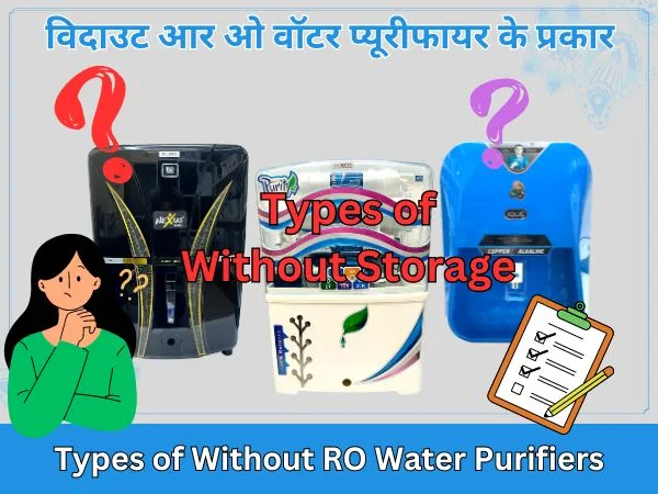 Types of Without RO Water Purifiers